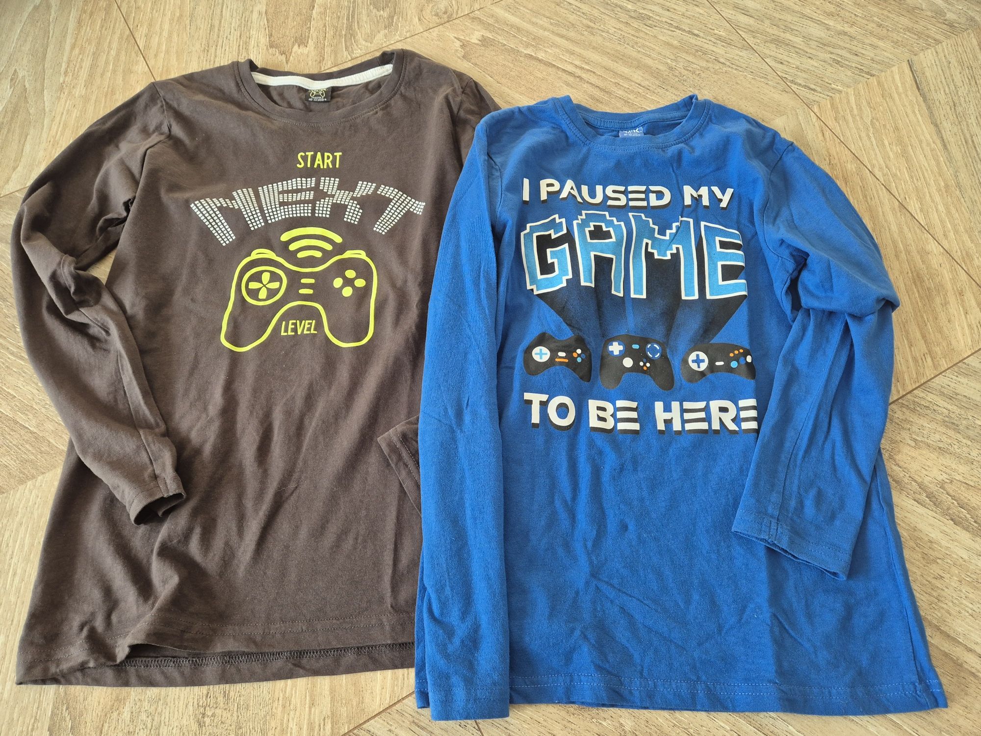 Zestaw koszulki tshirt rozm od 140 do 146 gamer hm cocodrillo  pad