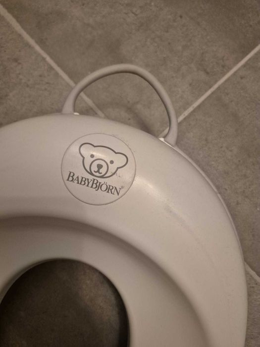 BabyBjorn, Nakładka na deskę sedesową, Biały/Szary