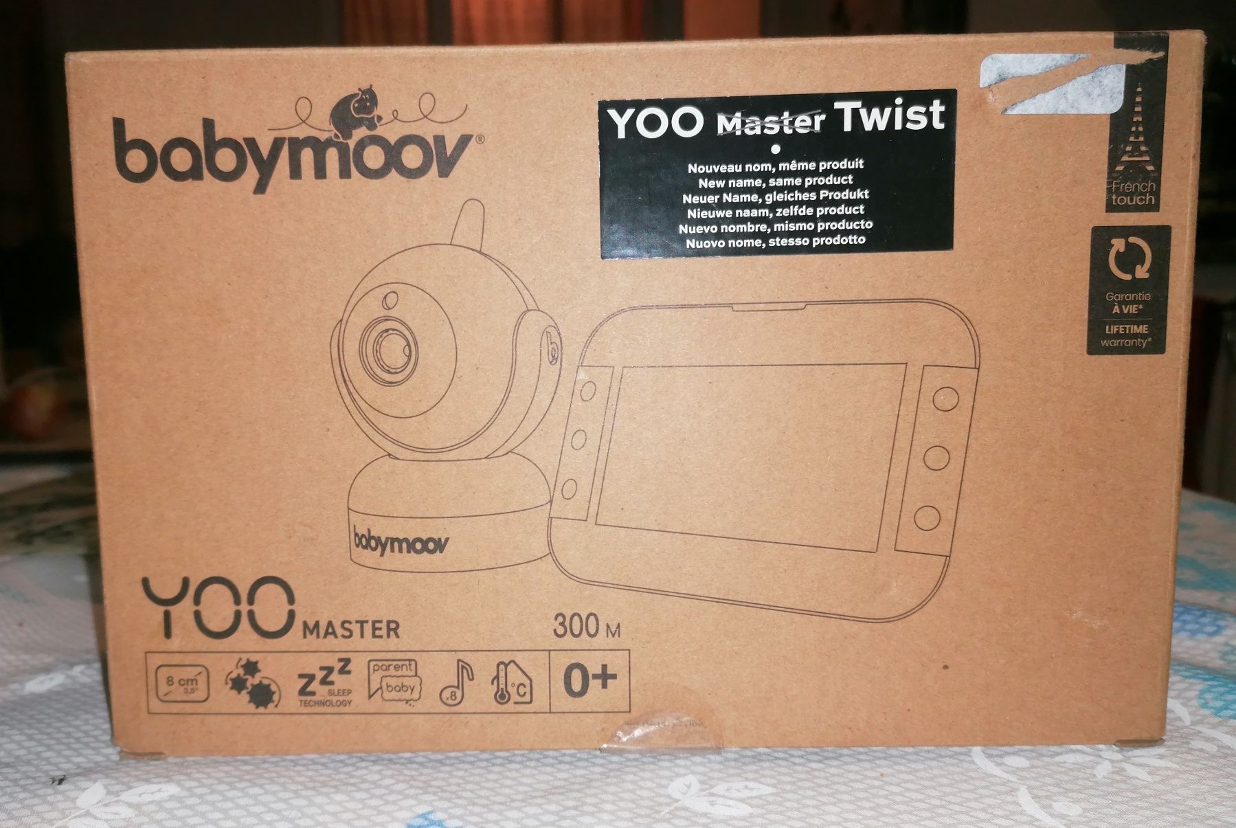 Babymoov - Babá Eletrónica Motorizada com Visão Noturna e Rotação remo