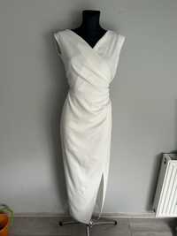 Sukienka suknia ślubna cywilny biała r.44