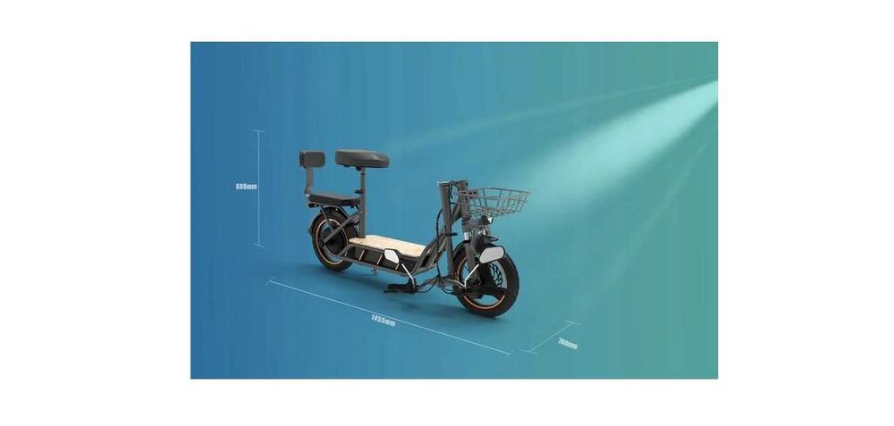 Kukirin C1Pro Pojazd elektryczny 48V26Ah 800W 45km/h100km Składany