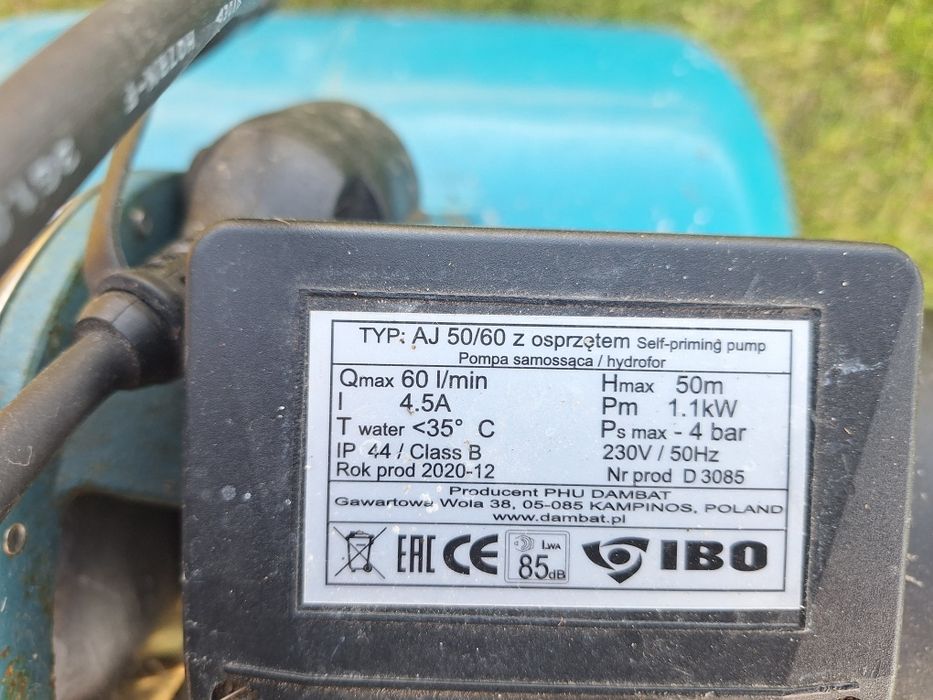 Sprzedam zestaw hydroforowy IBO