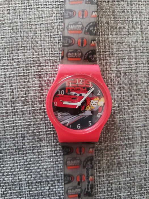 Zegarek dla dziecka analogowy Cars Auta Zygzak
