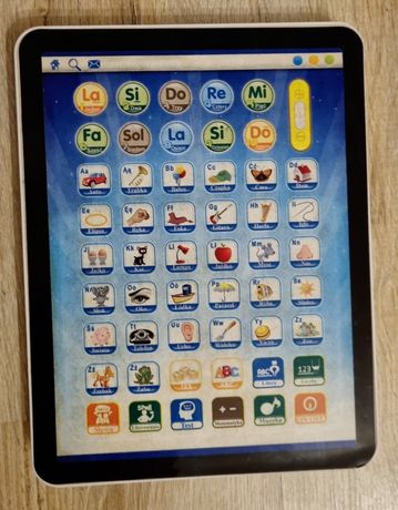 Duży tablet edukacyjny Kids pad nauka liter liczb