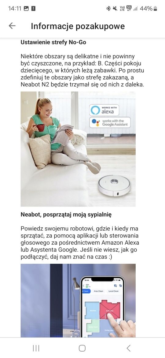Robot sprzątający 2w1