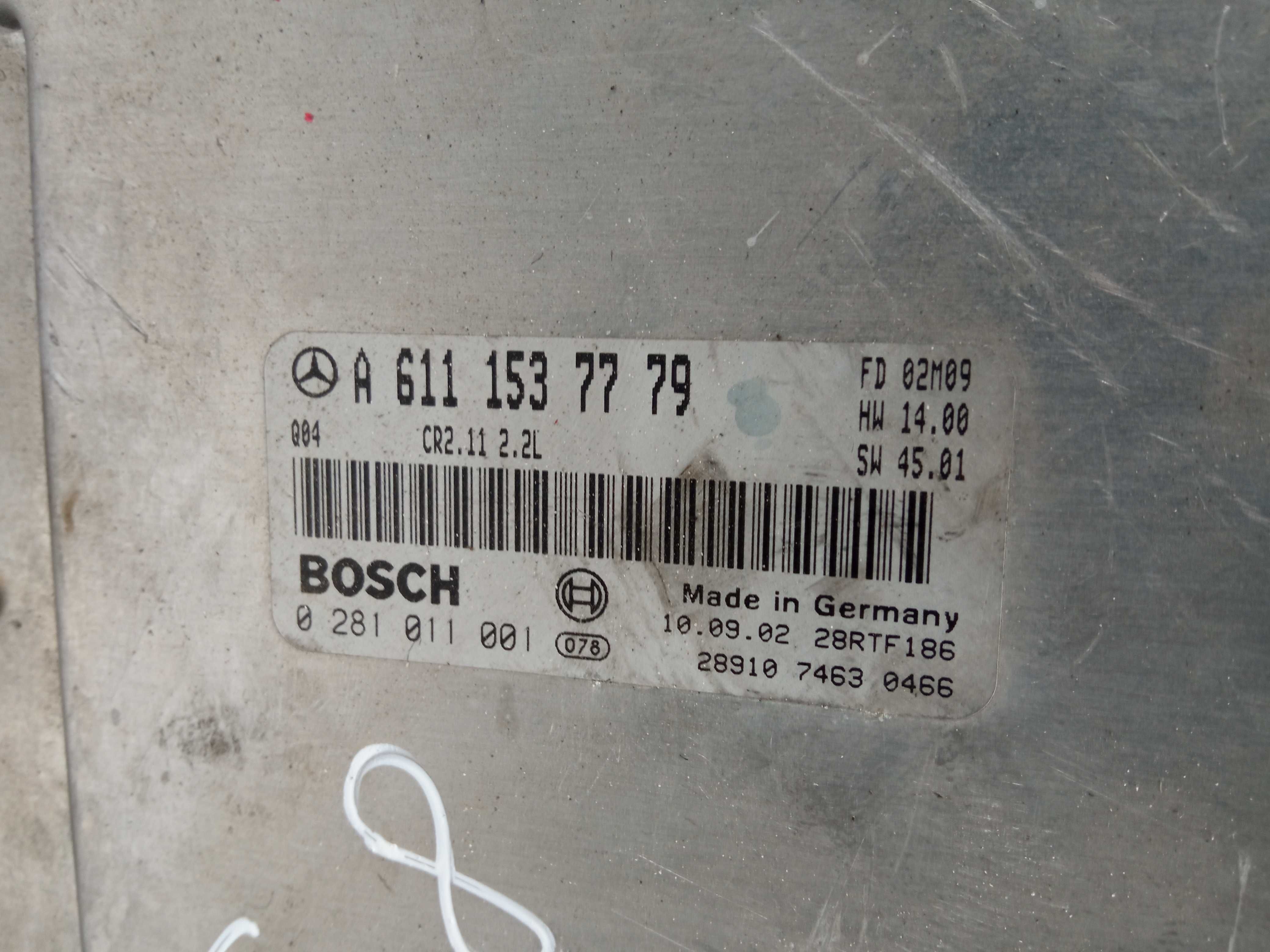 Sterownik silnika Mercedes C W203 2.2 CDI A6111/537/779 Siedlce