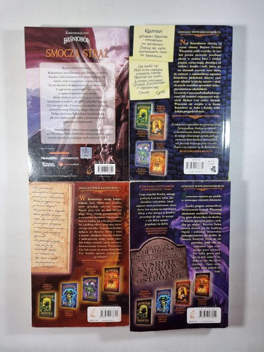Baśniobór + Smocza Straż / zestaw 4 książek / Brandon Mull
