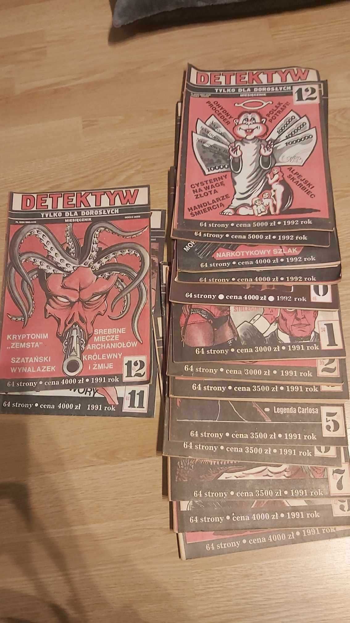 Miesięcznik Detektyw RETRO  1988/1995