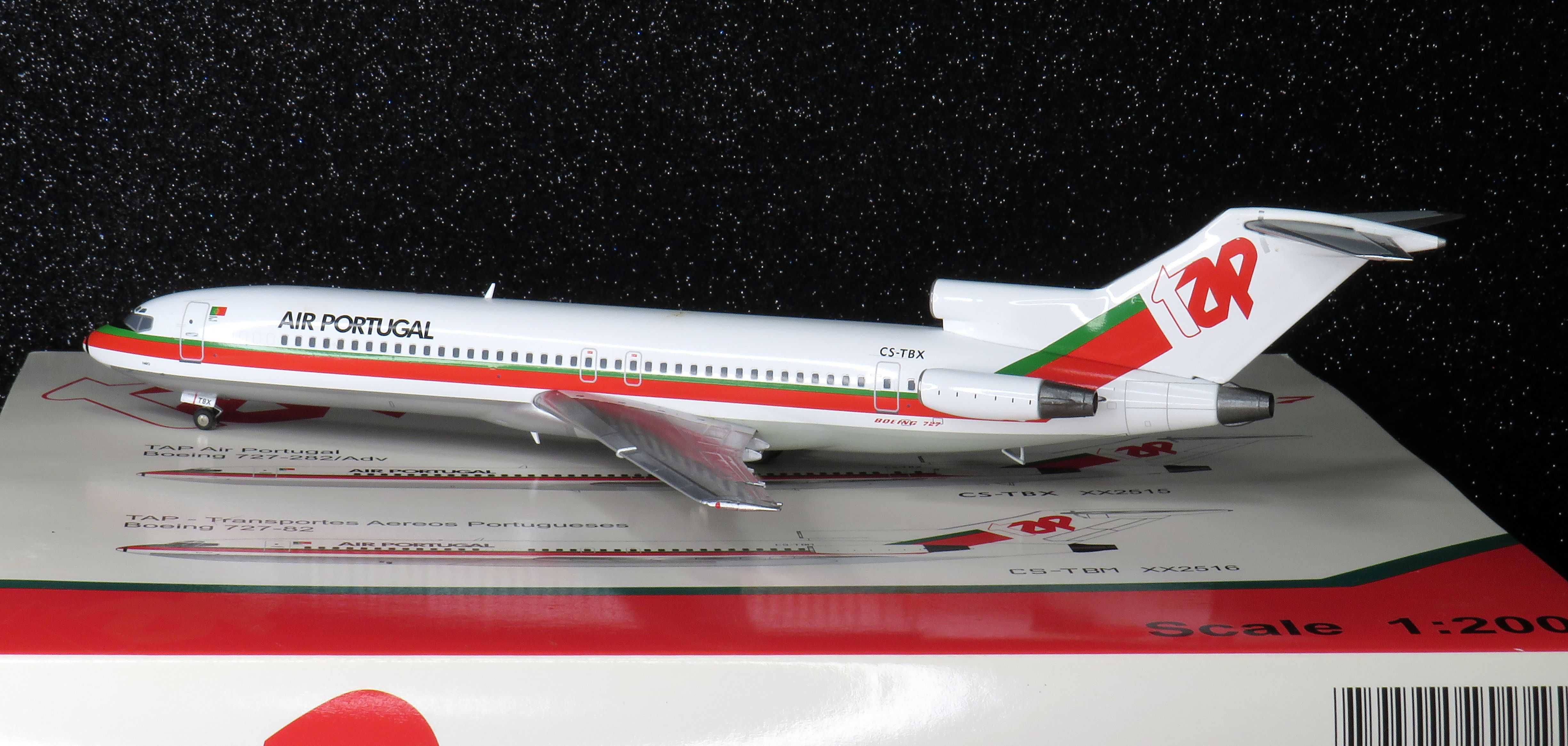 TAP Air Portugal Boeing 727-200 CS-TBX extremamente raro
