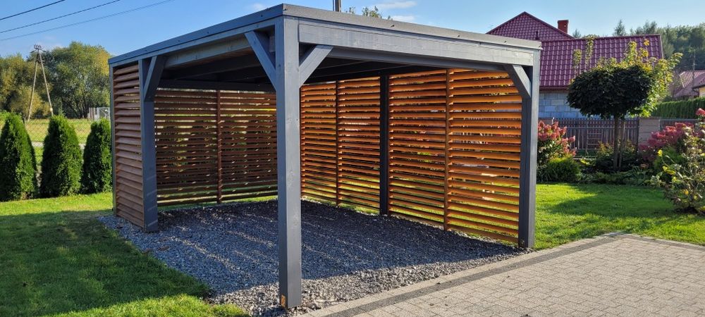 Wiata garażowa 3,5x 5,5 m "WG 04"