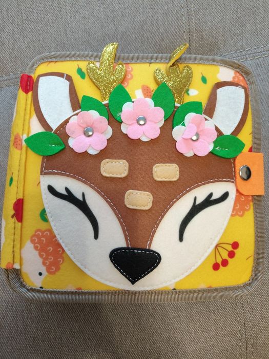 Фетрова книжка-бізіборд