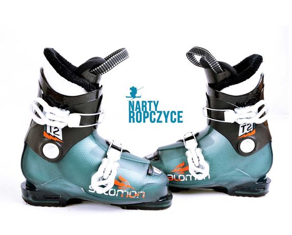 [NartyRopczyce] Buty 21 35,5 narciarskie SALOMON T2 ziel BB12