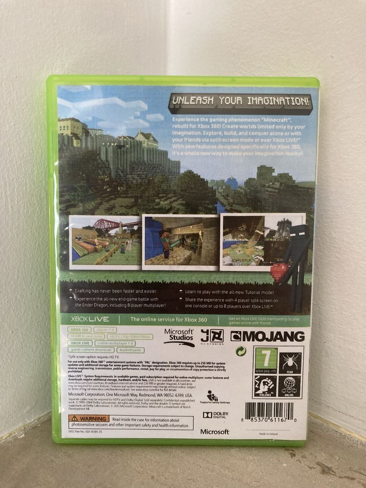 Minecraft XBox 360 Jogo