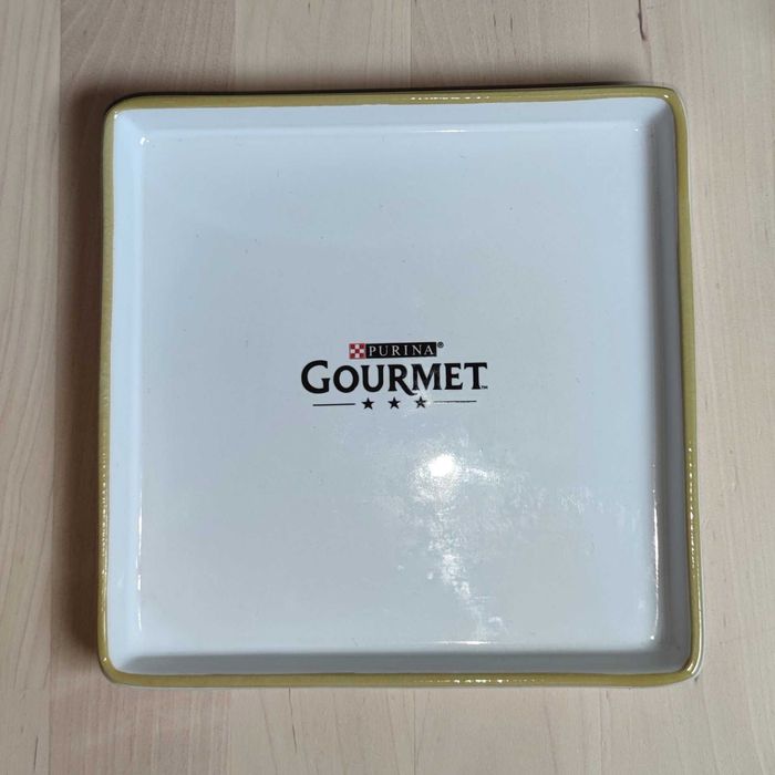 Conjunto de 2 Pratos Para Gato - Novos da Coleção GOURMET