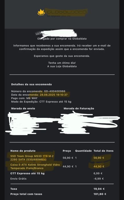 Computador gaming novo