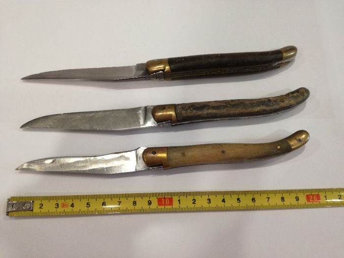 Canivetes-Lote 3 Originais de Coleção "Laguiole"-Preço Unitário