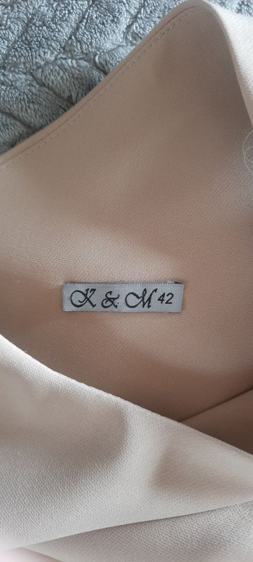 Sukienka beżowa Ella Boutique r.42 NOWA!