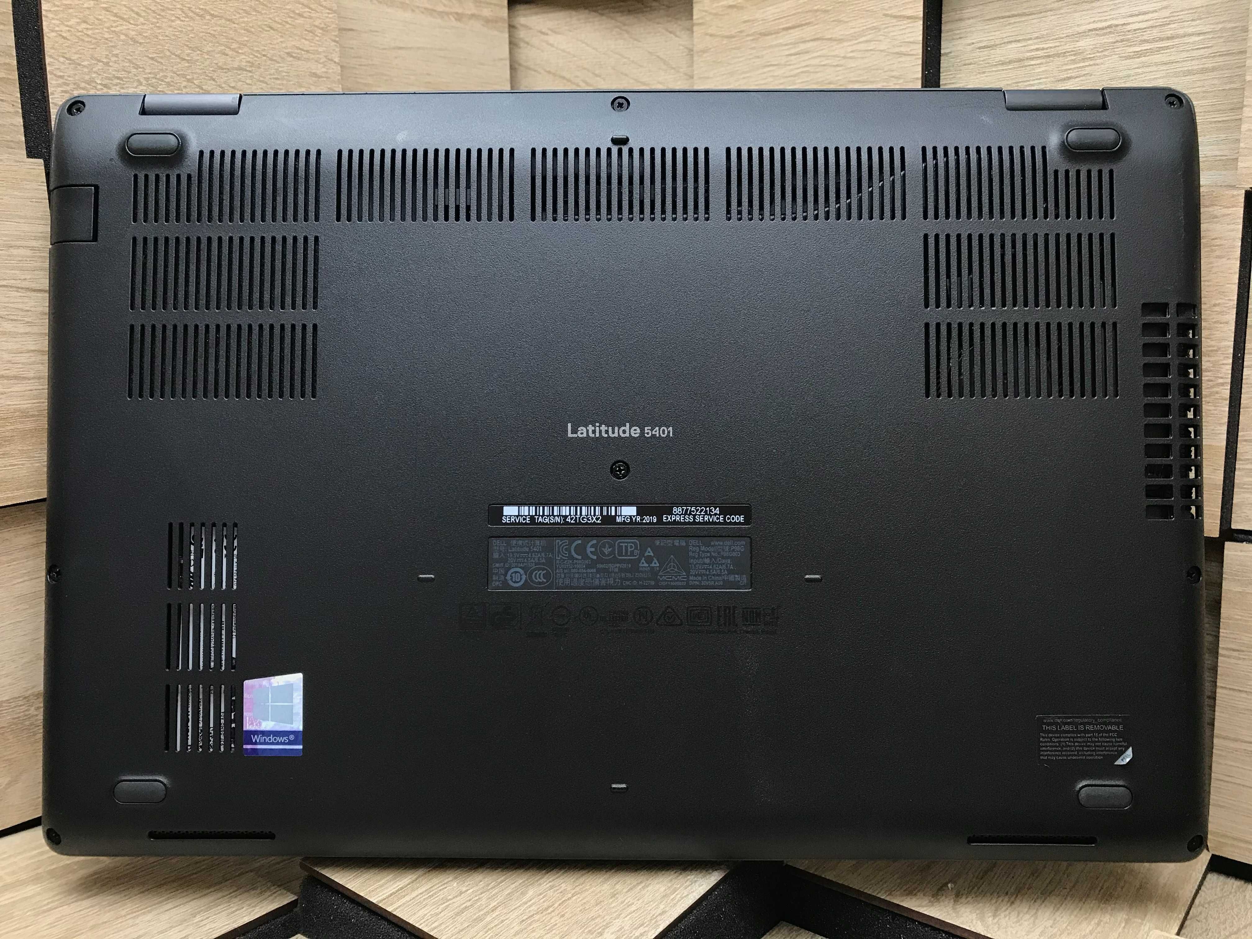 №2593 Ноутбук Dell Latitude 5401 14"/i5-9400H/RAM16/SSD256Gb