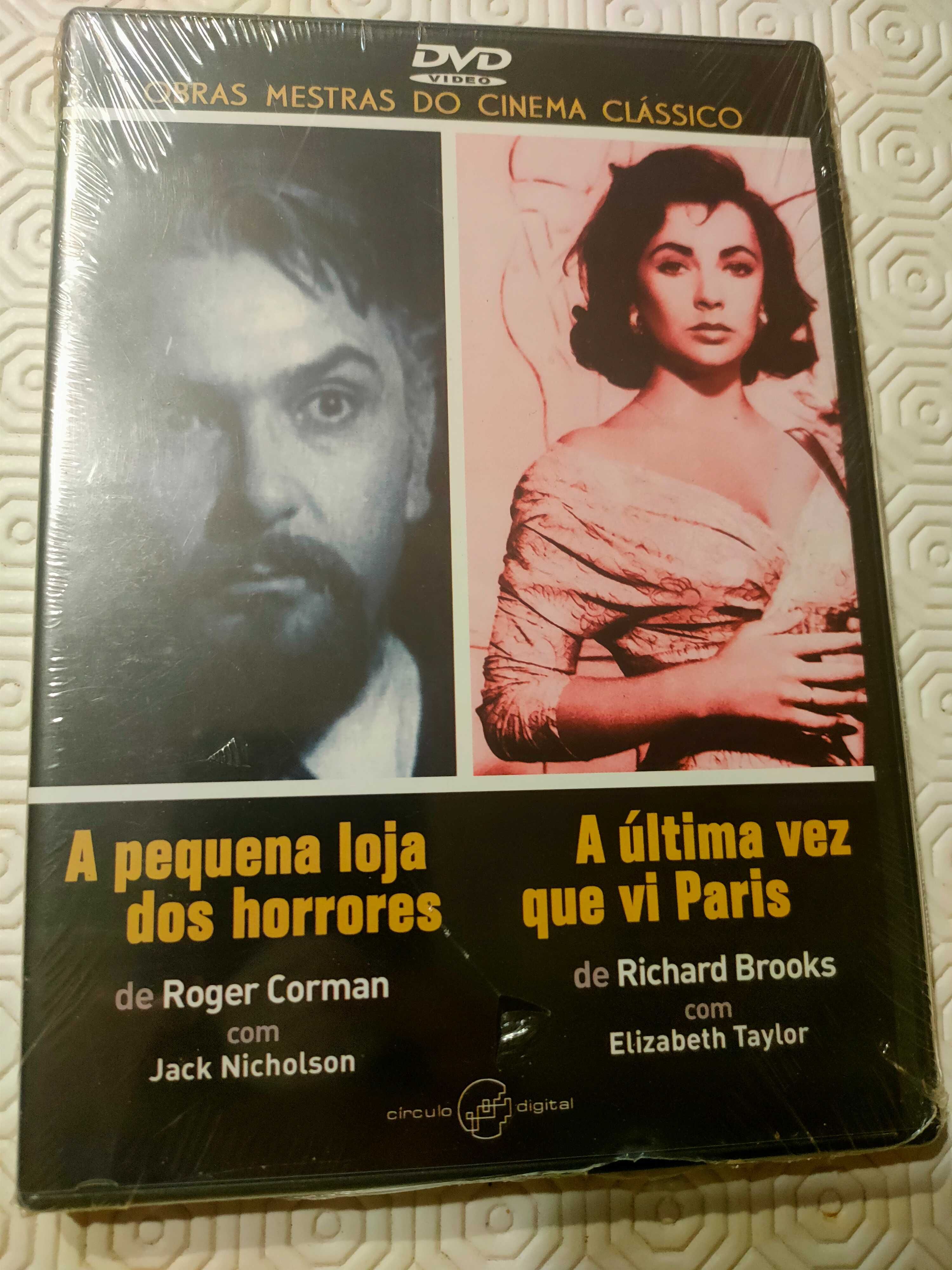 DVD novo A pequeno loja dos horrores e A última vez que vi Paris