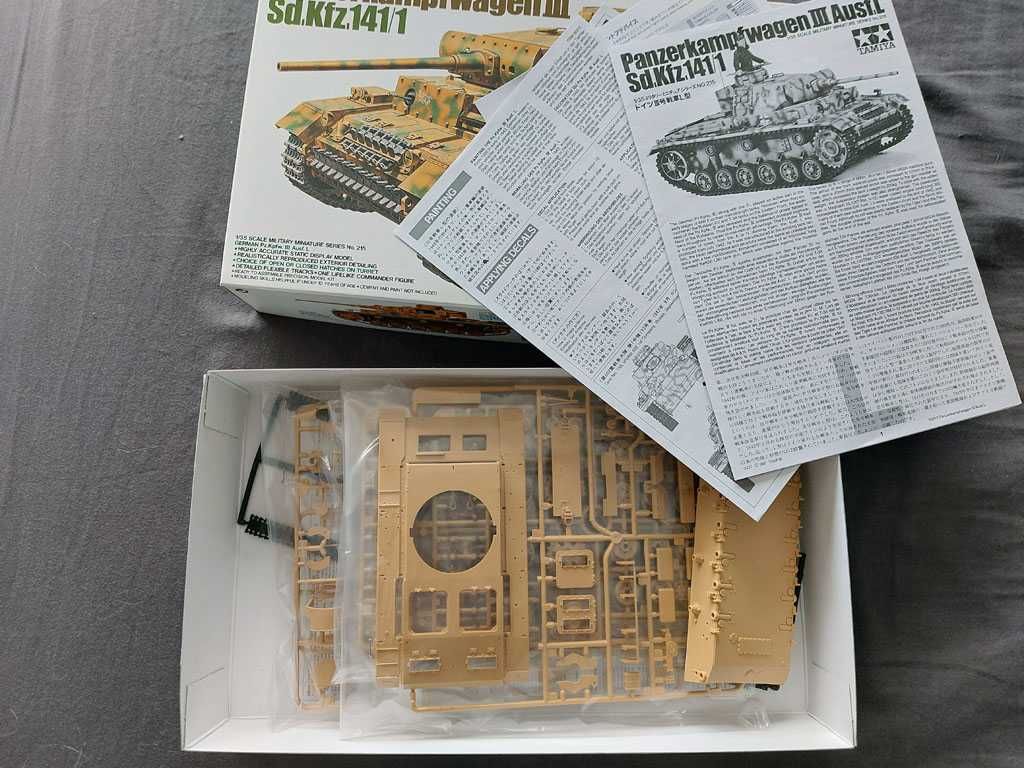 German Pz. Kpfw III Ausf. L Tamiya 35215 - skala 1:35