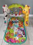 Fisher- Price Interaktywna Mata Edukacyjna 3w1 Żyrafa i Zebra
