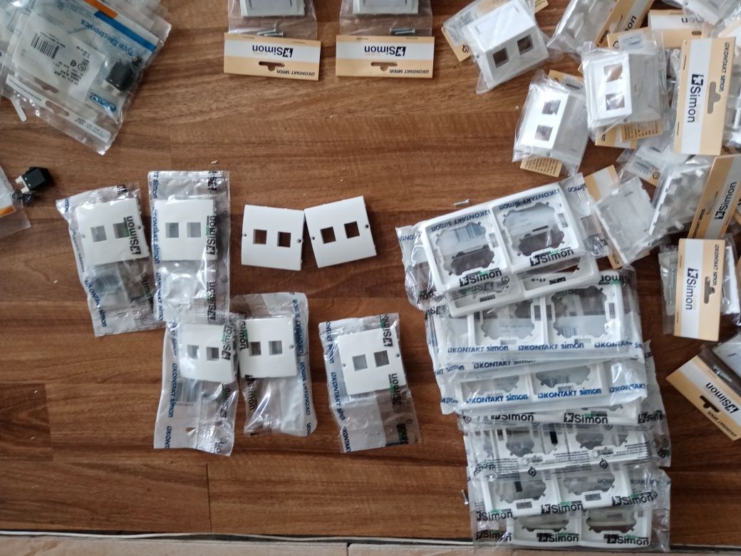 Elektryka Gniazda pokrywa Simon rj45