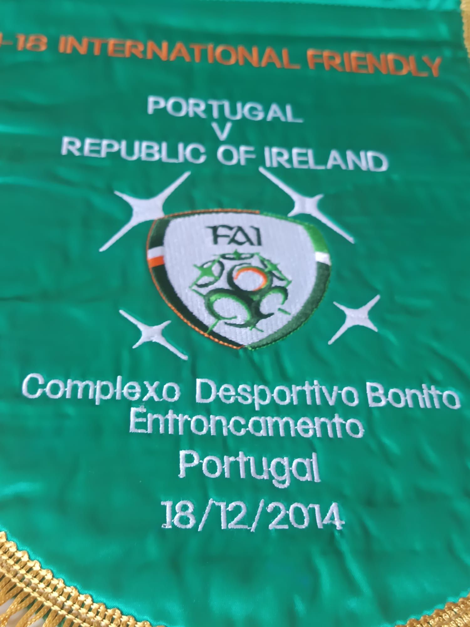 Rep Irlanda vs Portugal (Matchworn)