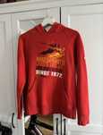 Sportowa bluza nike unisex oversize hoodie z kapturem M czerwona