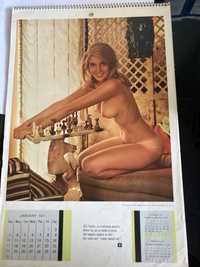 Kalendarz Playboy 1971 vintage