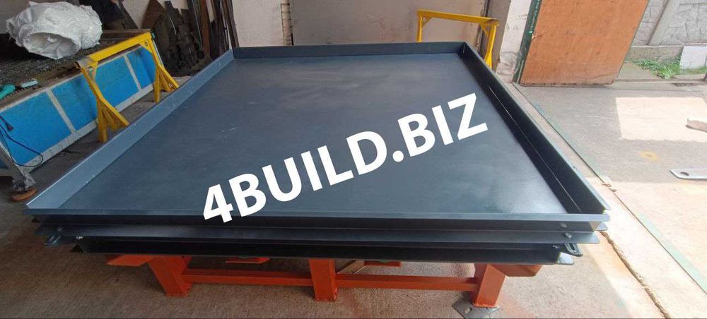 Вібростіл, виробництво, вибростол, для тротуарной плитки, паркану