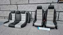 AUDI A4 B6 e B7 (8E)-Conjunto Bancos Rebatíveis e Aquecidos SLINE PELE