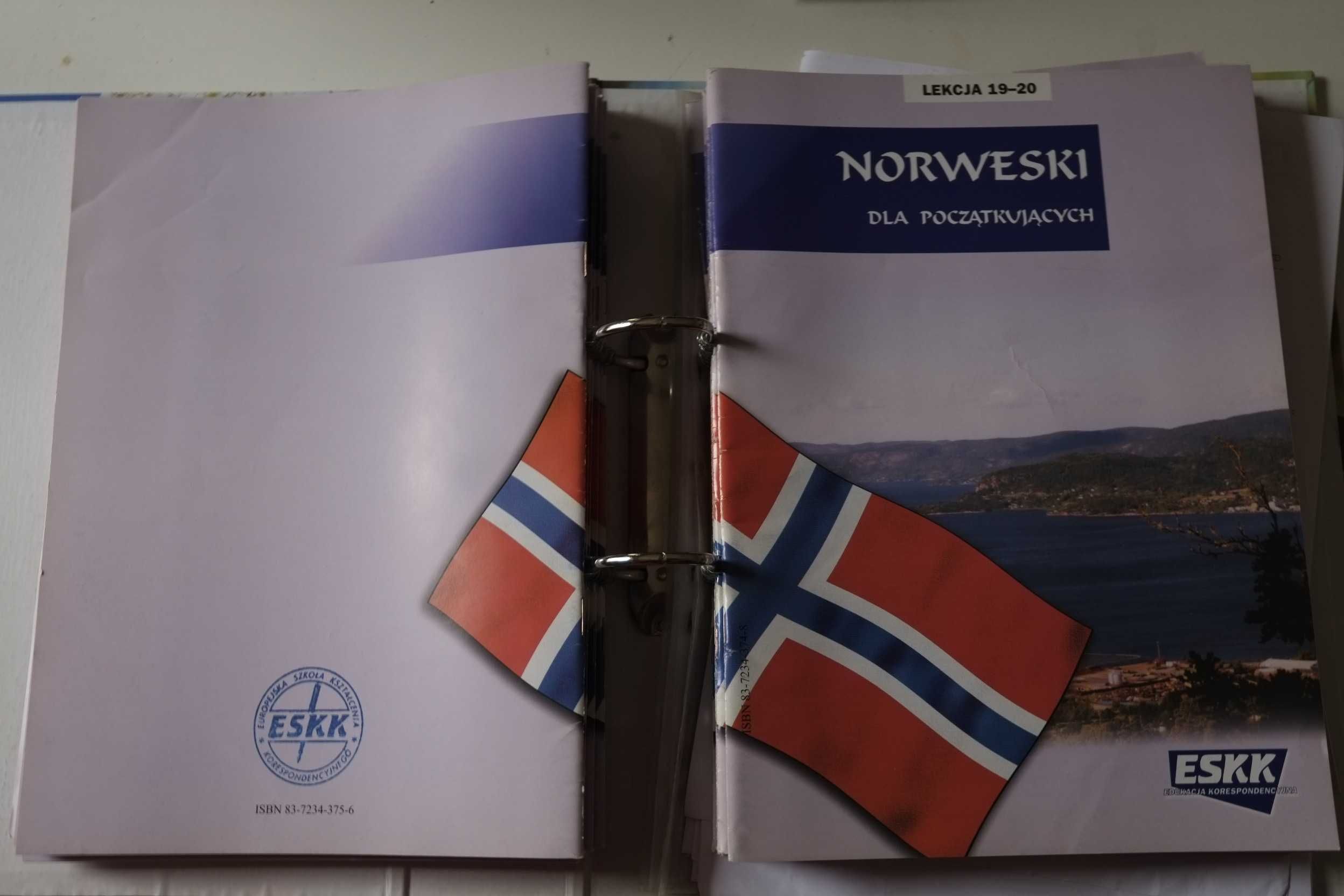 Kurs języka Norweskiego - Komplet. Norweski, dla początkujących.  ESKK