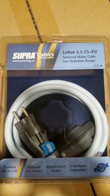 Кабель SUPRA LoRad 2.5 CS-EU 1.5 м силовой/сетевой