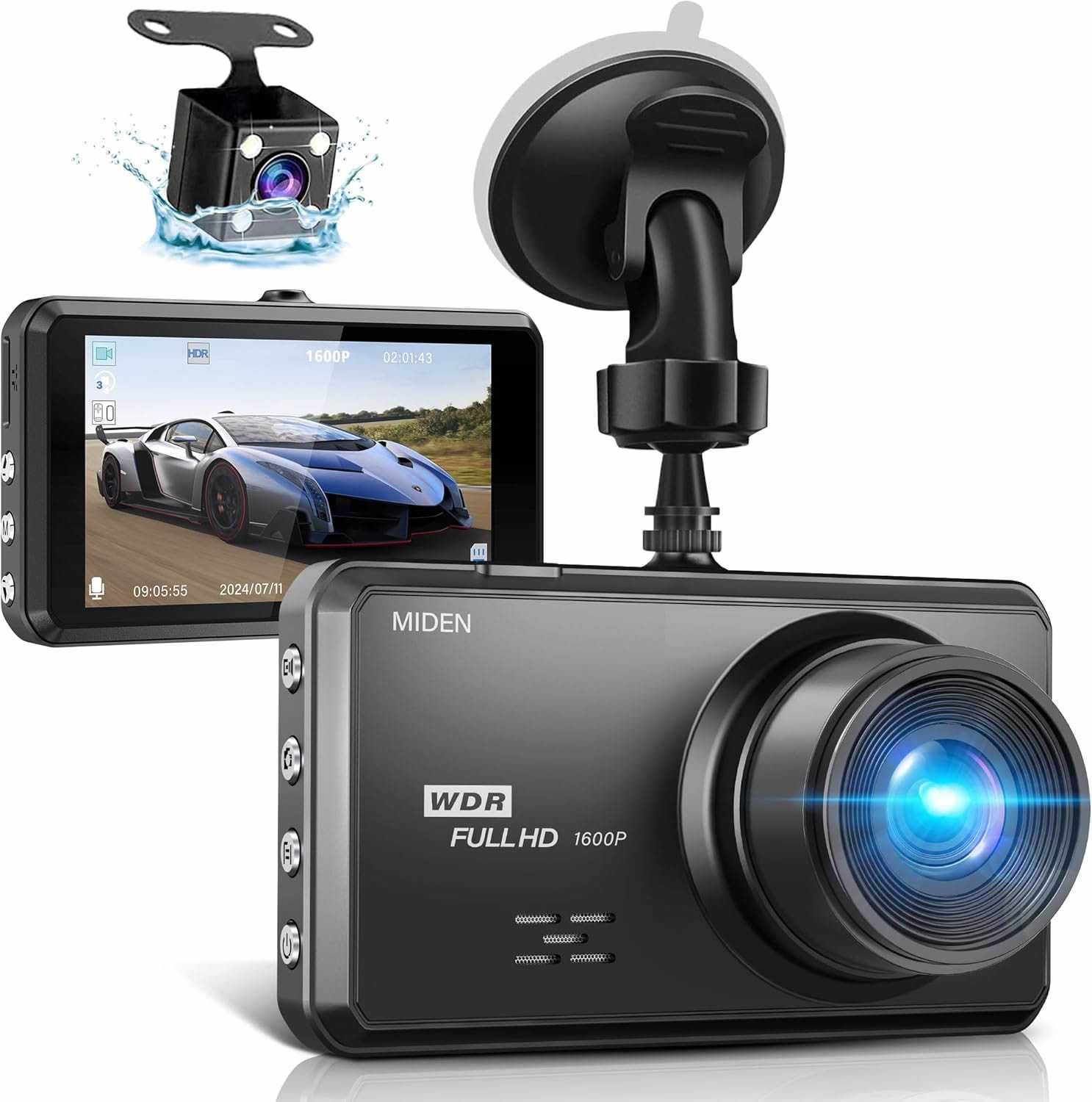 Câmera de veiculo dash cam
