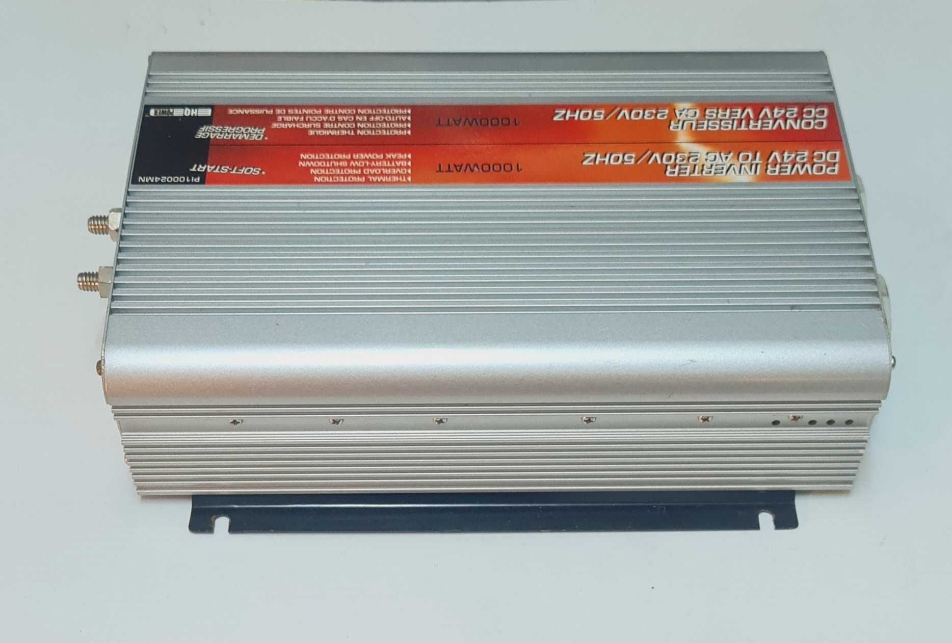 Power Inverter 1000w Soft Start DC 24V to AC 230V