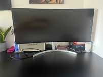 Monitor LG 38WK95C-W LED Round Screen 21:9 37.5" 3840x1600 UW4K/WQHD+