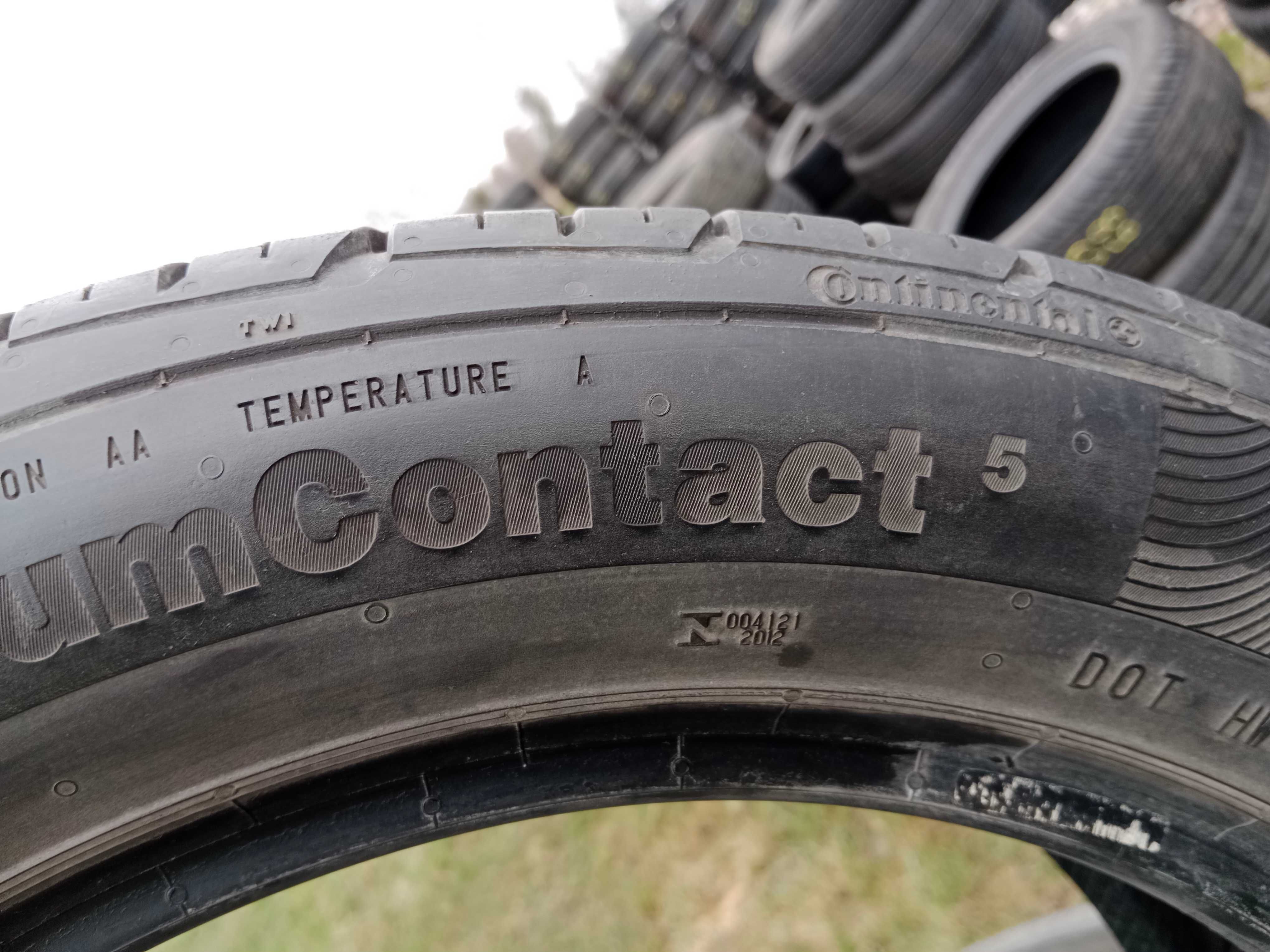 Opona używana letnia 195/55R16 Continental ContiPremiumContact 5 1szt.