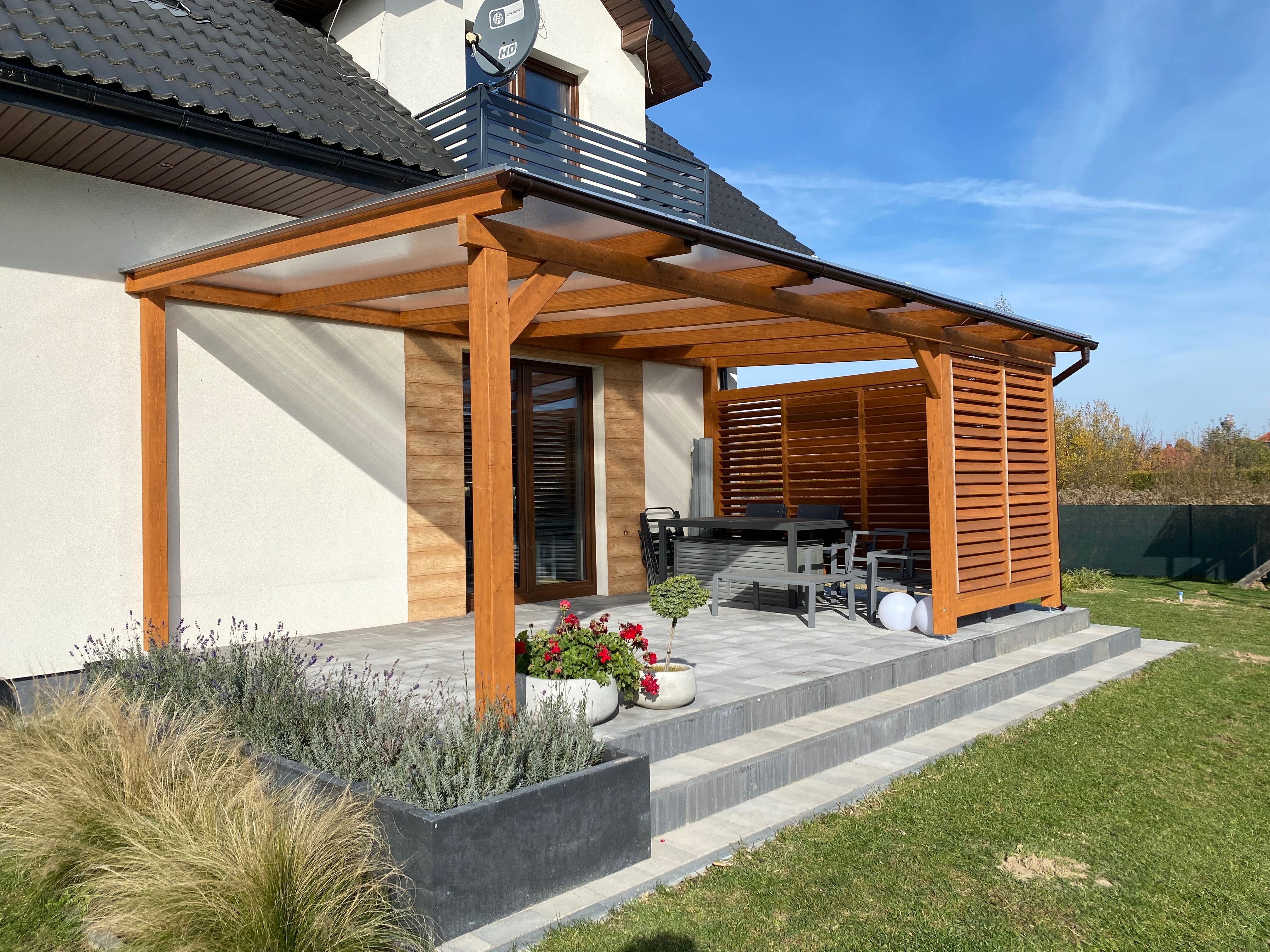 Zadaszenie tarasu wiata pergola altana weranda poliwęglan carport