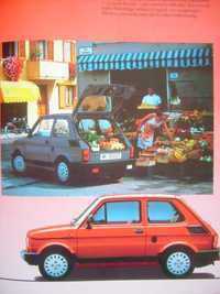 FIAT 126 / FSM 126 BIS / model 1988 prospekt stan IDEALNY !