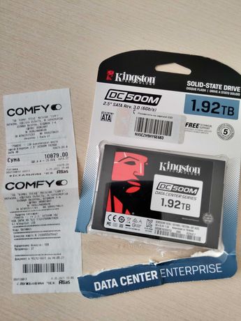 SSD накопитель Kingston DC500M 1.92 TB