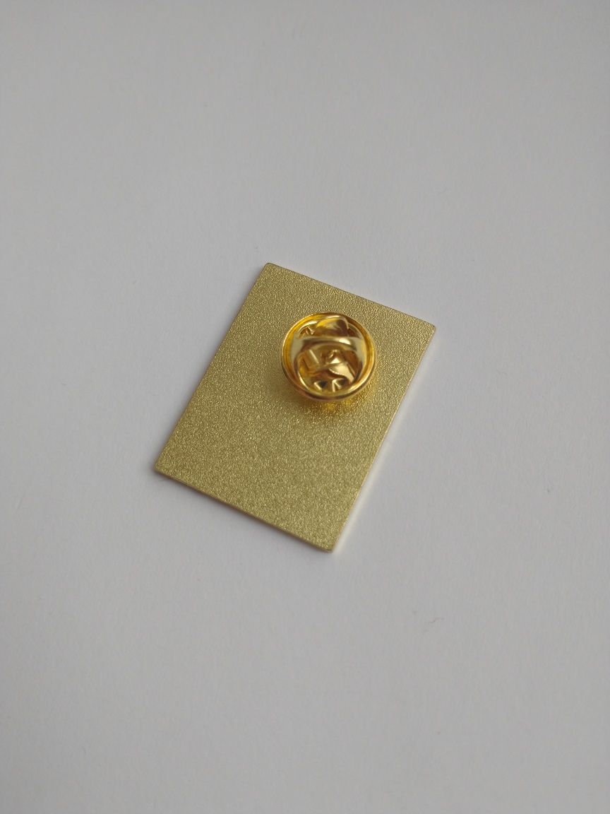 Pin pins przypinka broszka wpinka czarny kot kwiaty obraz płótno retro