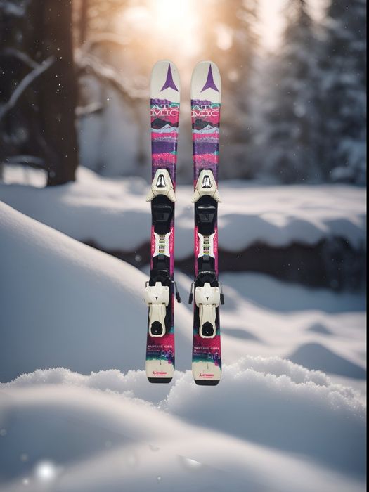 Śliczne Narty 90 cm Atomic Vantage GIRL dla dziewczynki