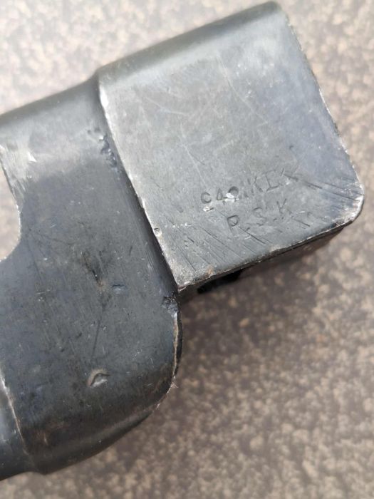 Bagnet angielski Gwóźdź No 4 MK II sygnowana pochwa Prince-Smith