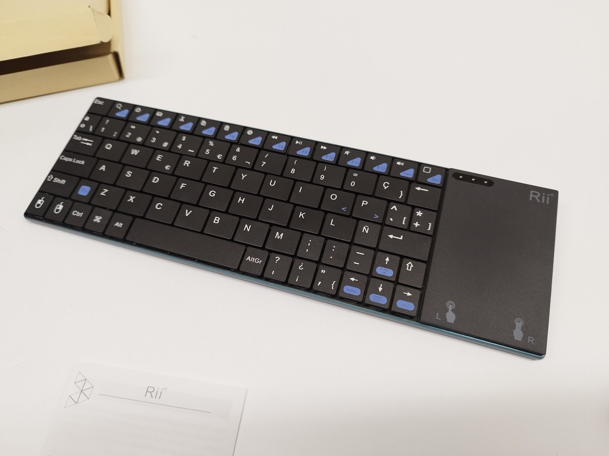 RII K12+ mini klawiatura bezprzewodowa z touchpad