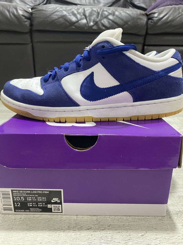 Nike dunk sb dodgers Tamanho 44.5