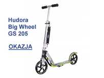 Lekka Hulajnoga Hudora Big Wheel GS 205 od 6lat Wytrzymała do 100kgALU