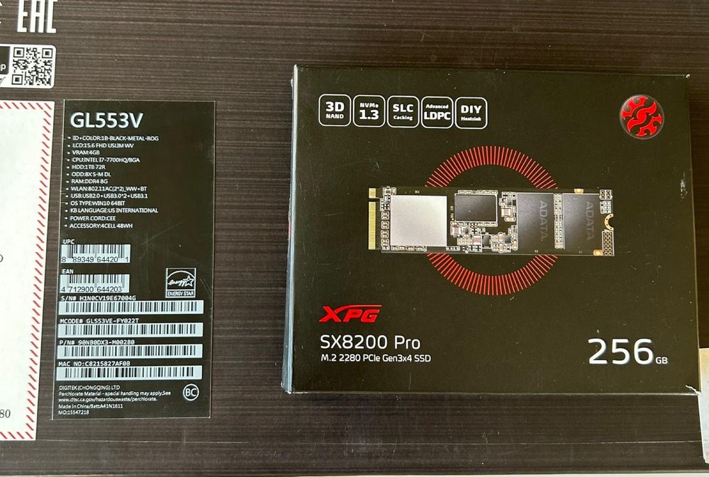 Laptop gamingowy Asus ROG GL553V