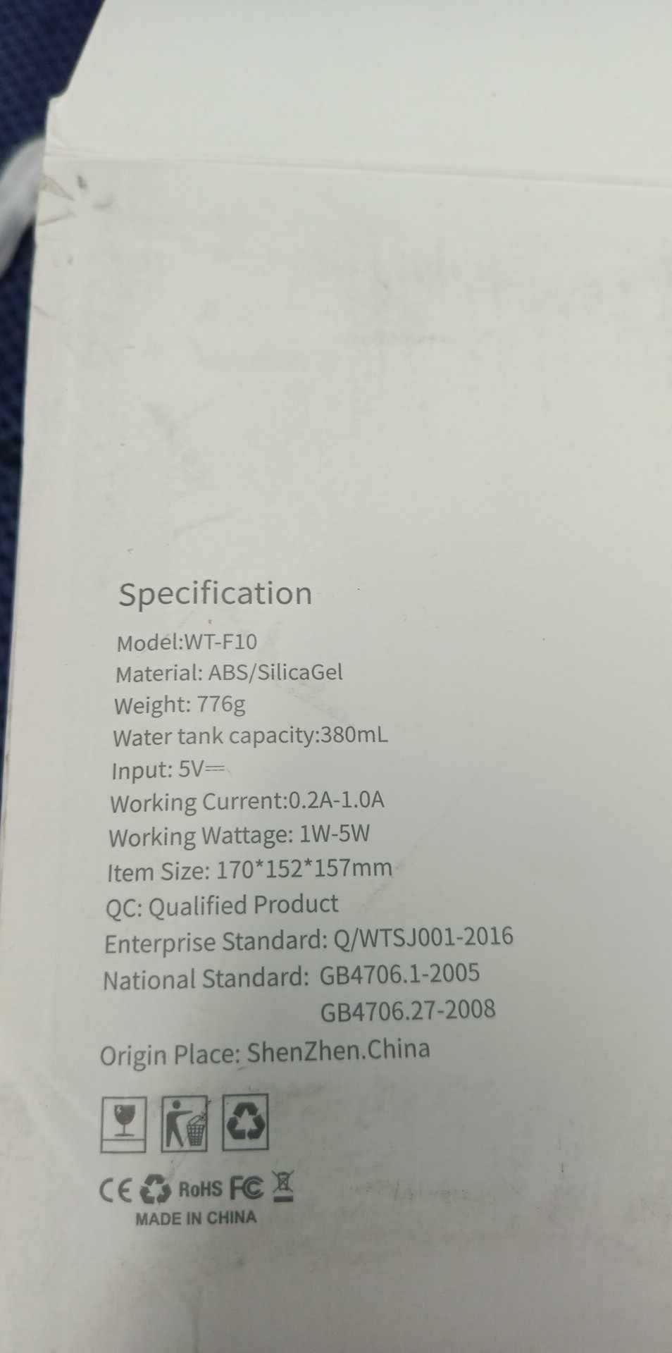 Przenośny klimatyzator 3w1 380 ml