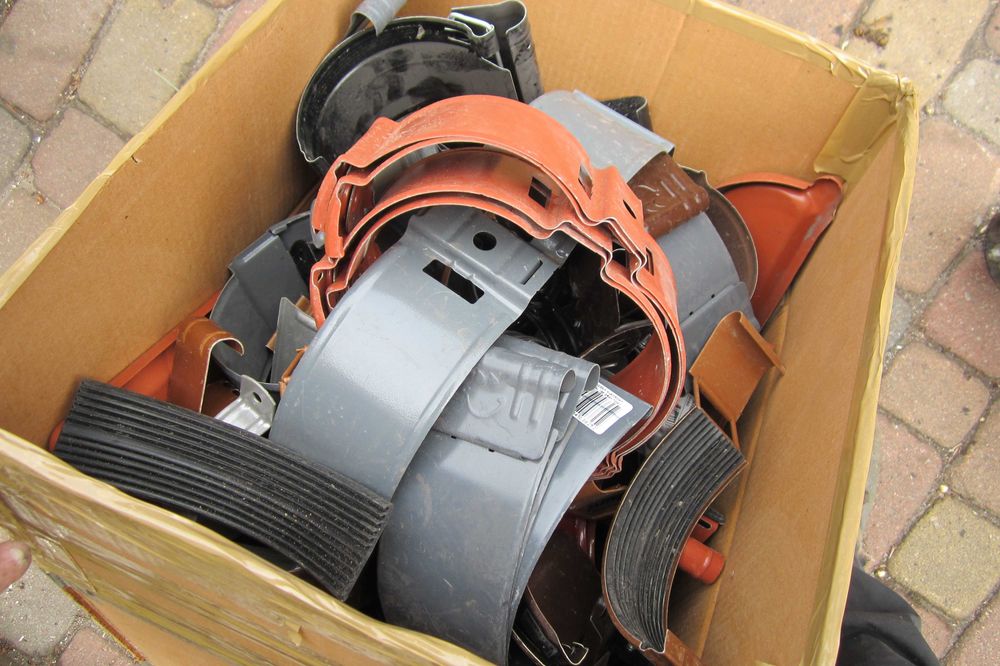 Nowe haki Hak rynnowy rynny 125mm 150mm ceglany miedziany srebrny