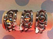 Pulseiras de couro com todos os signos